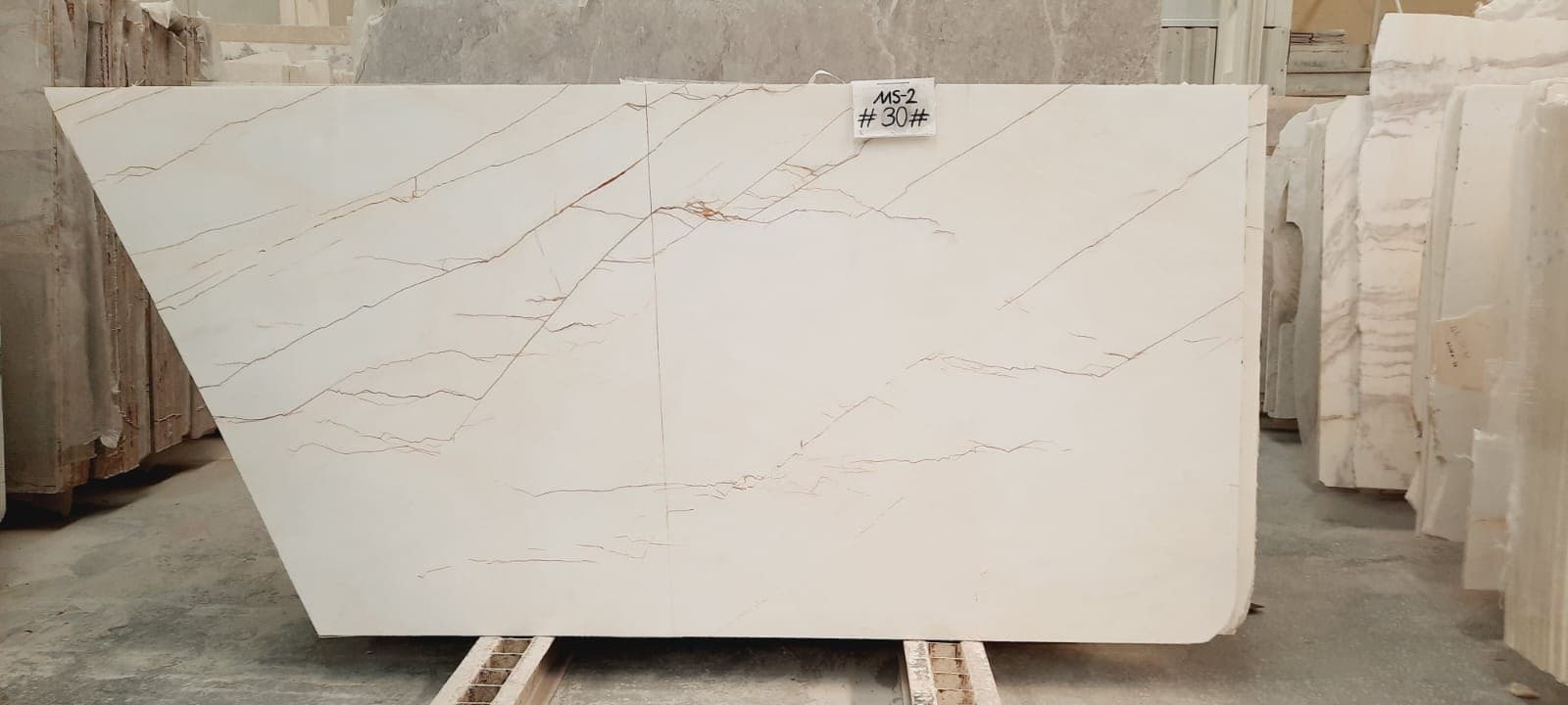 Bosphorus White Rosso Venato · Select
