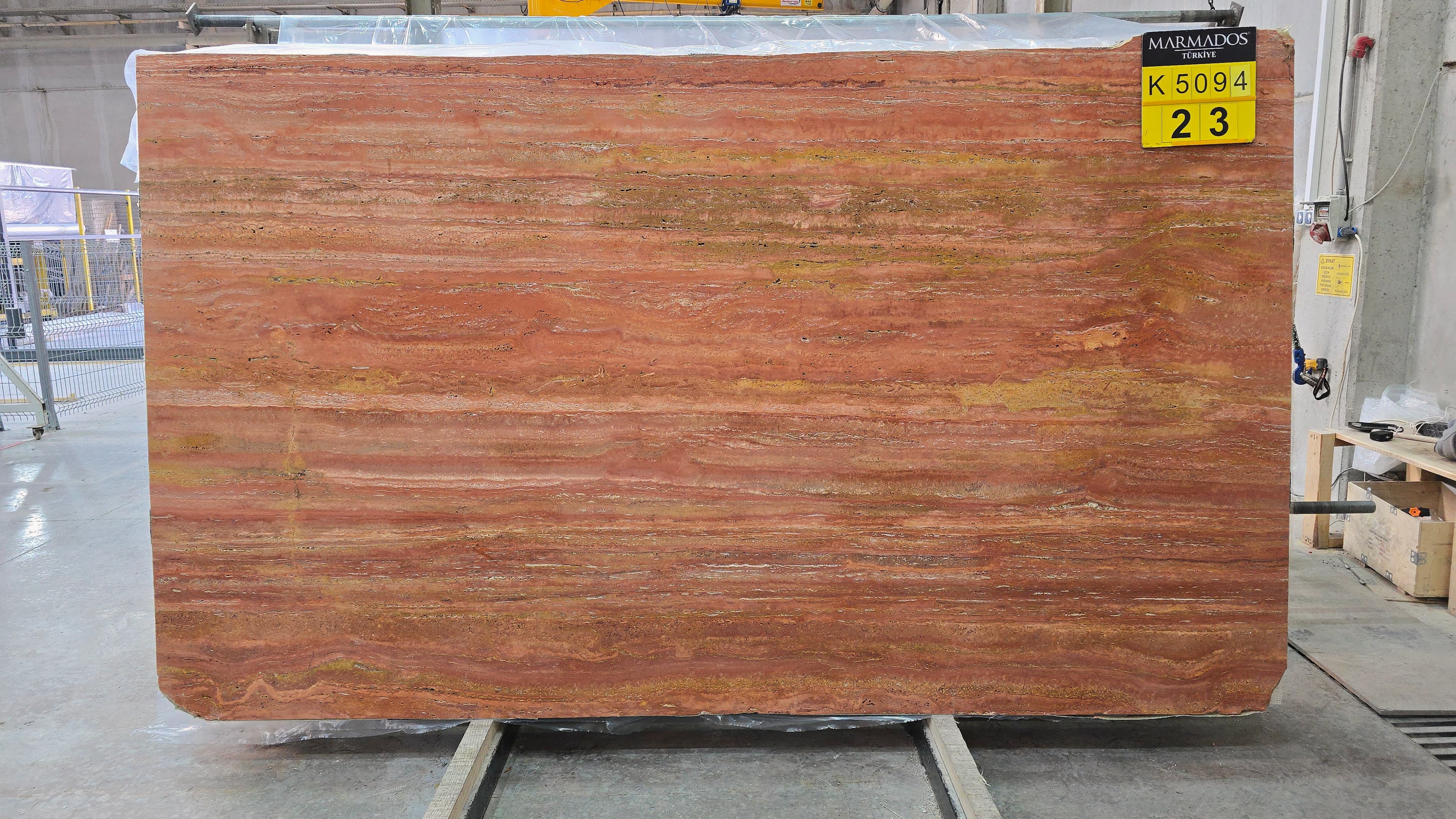 Red Travertine 1