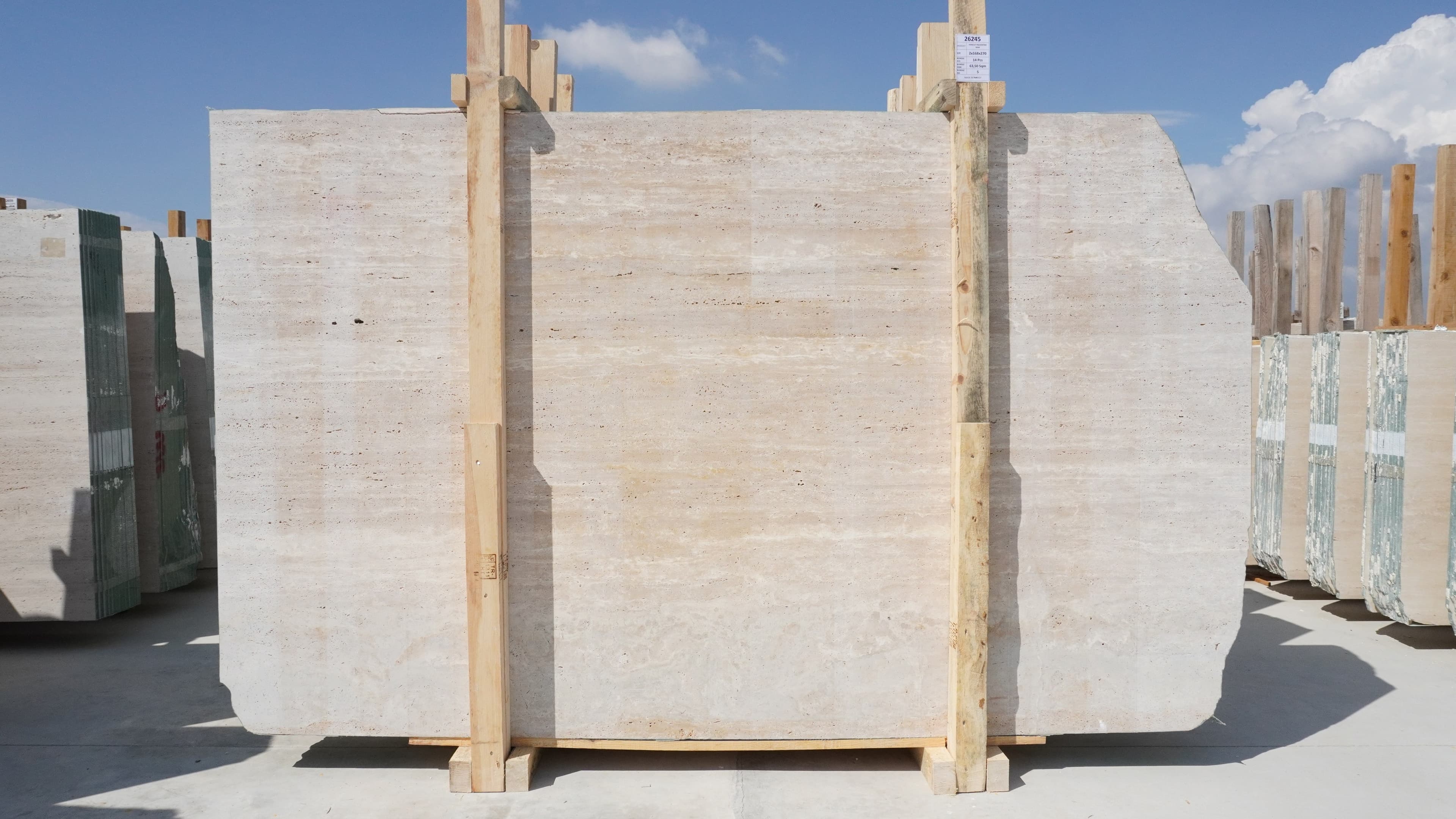 Denizli Travertine · Select · 168×270×2 cm