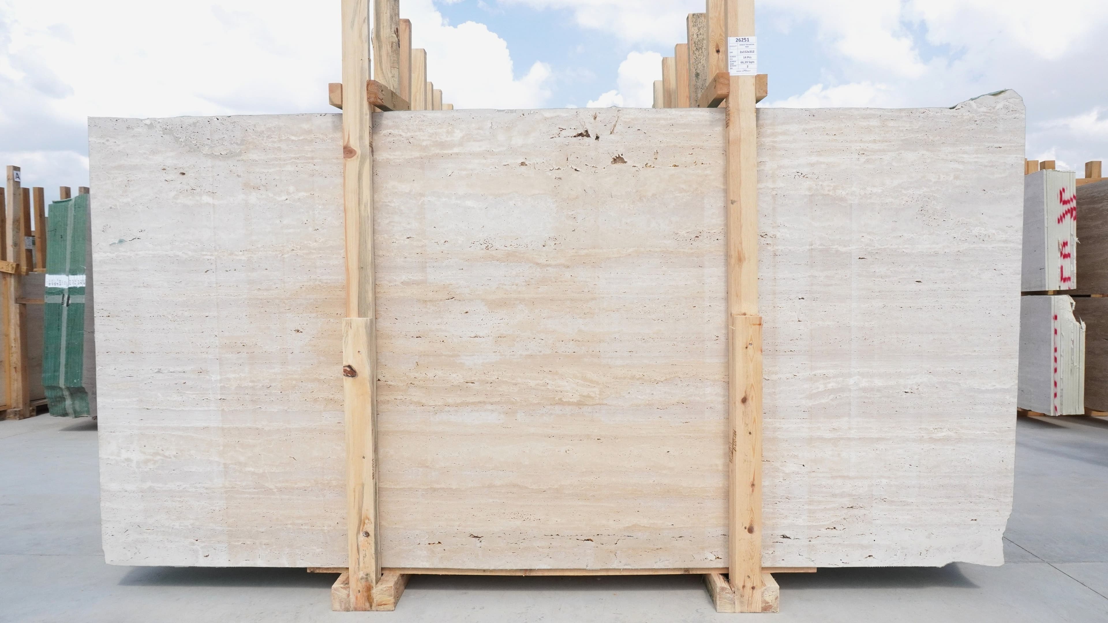 Denizli Travertine · Select · 152×312×2 cm