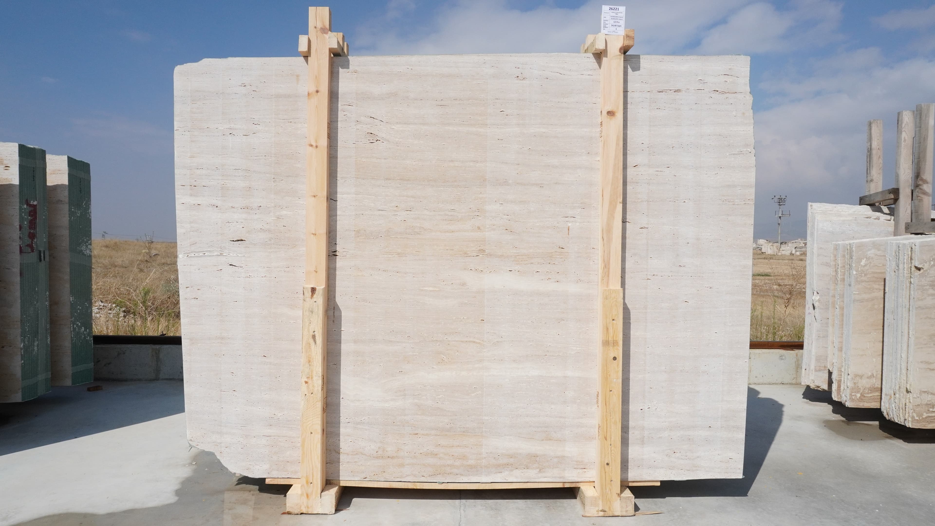 Denizli Travertine · Select · 183×248×2 cm