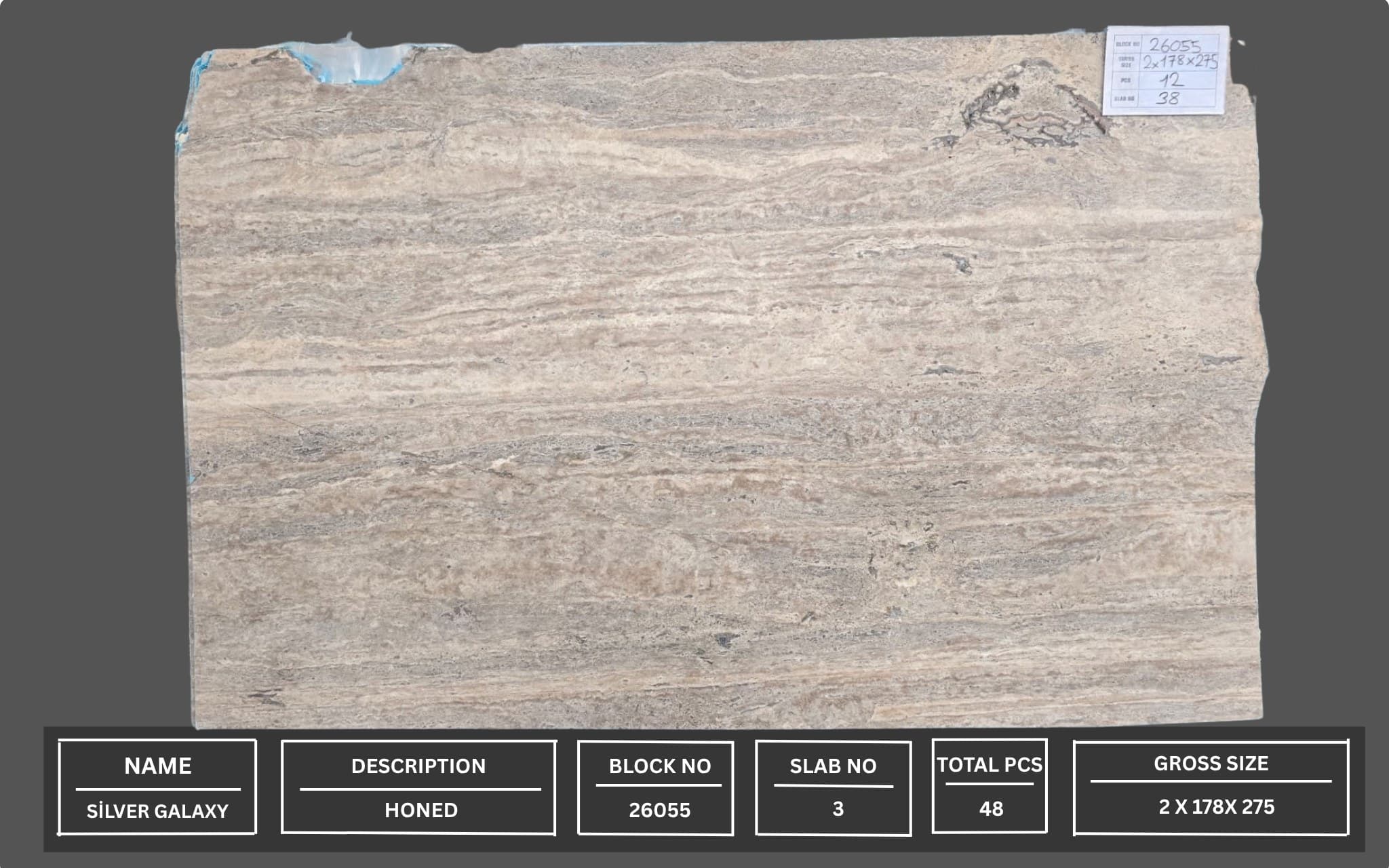 Silver Travertine · Select
