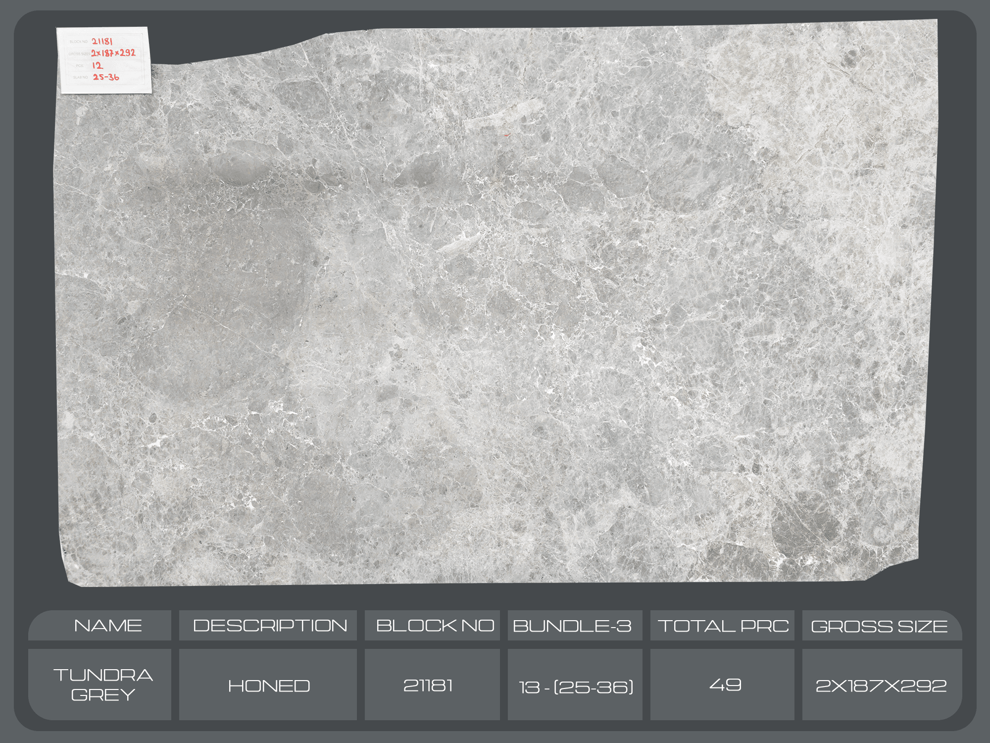 Tundra Grey Dark · Select