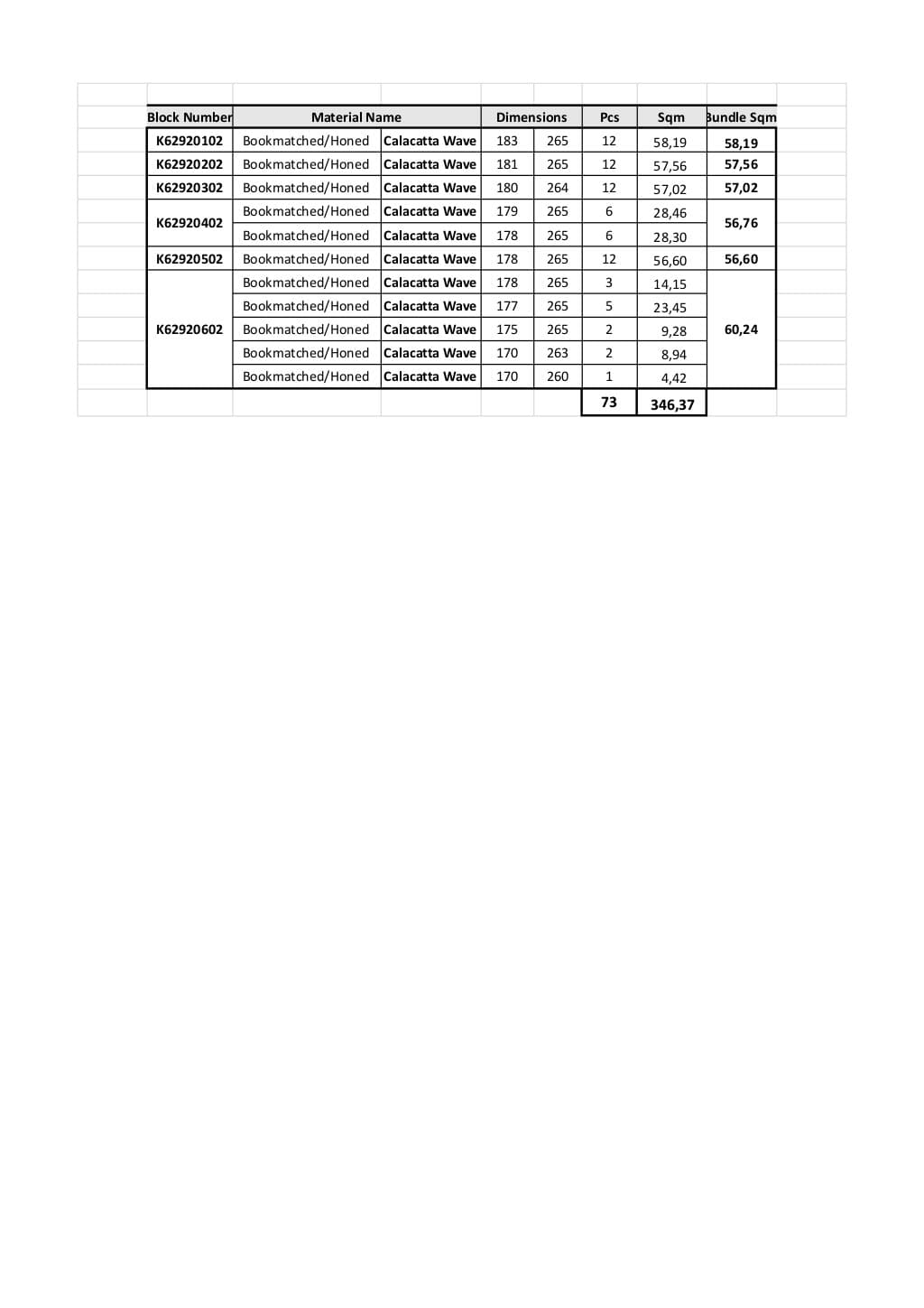 Calacatta Wave · Select