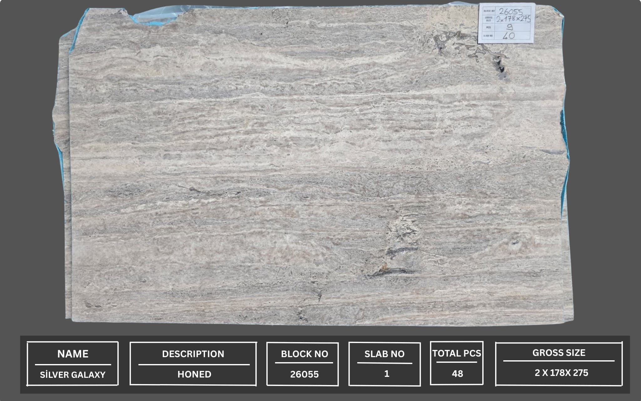 Silver Travertine · Select