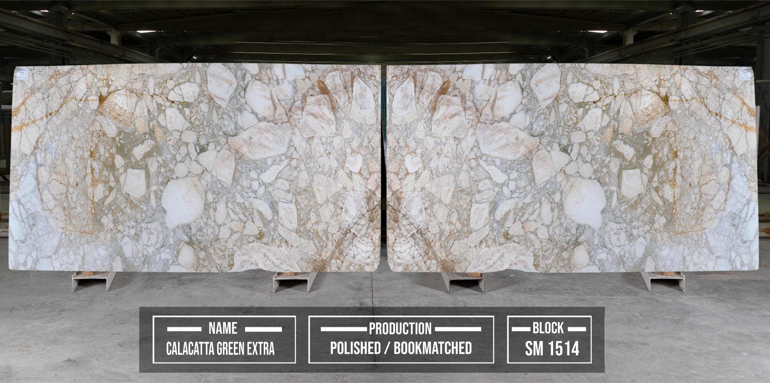 Calacatta Green Extra · Select