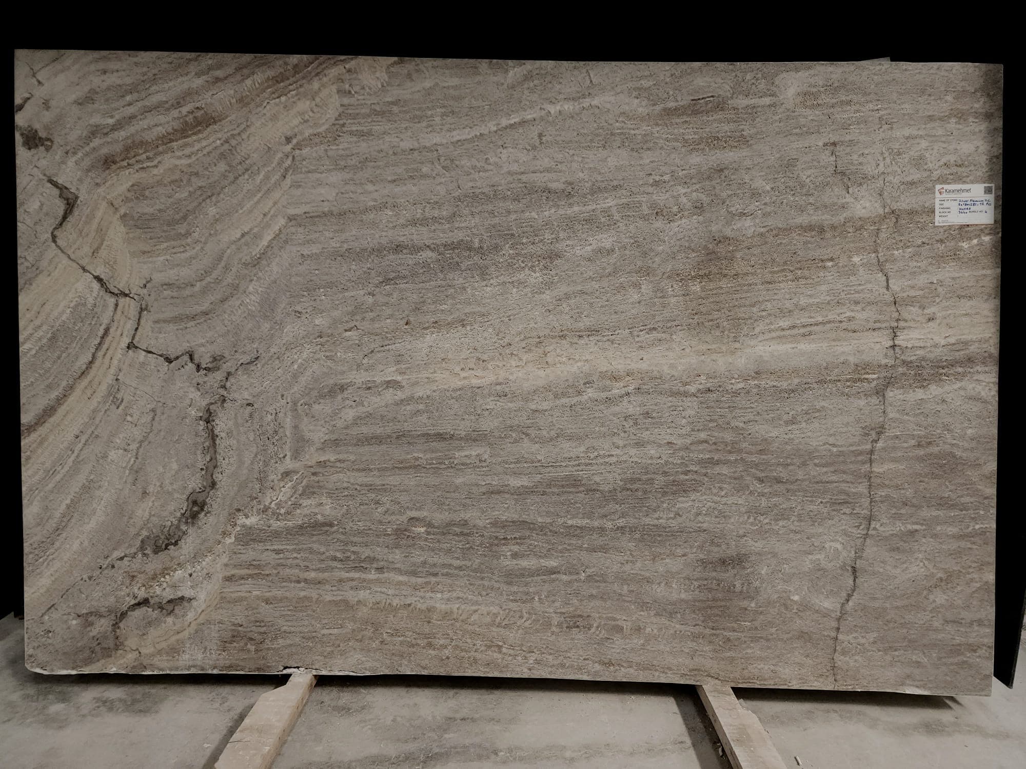 Silver Travertine 1