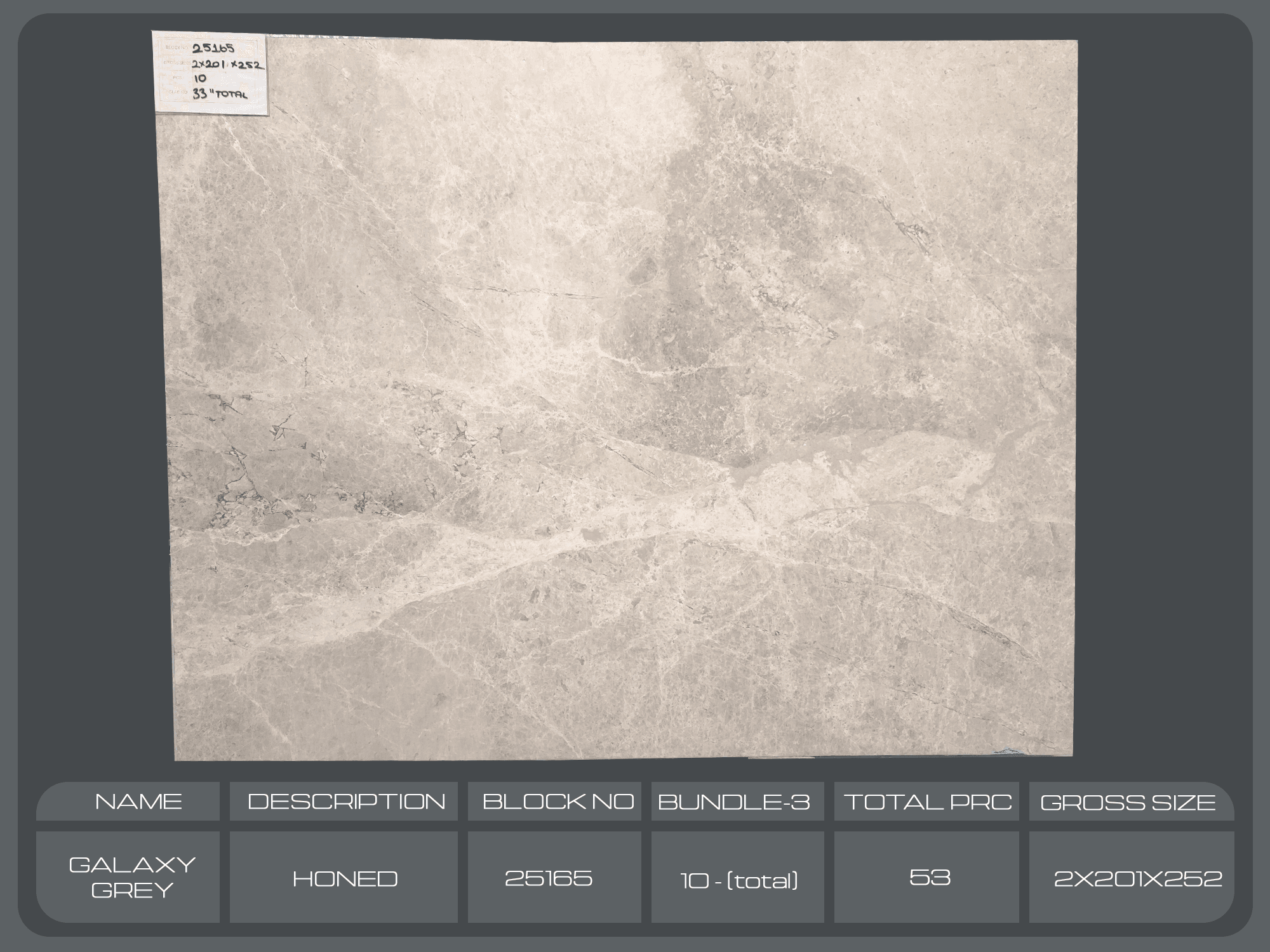 Tundra Grey Light · Select