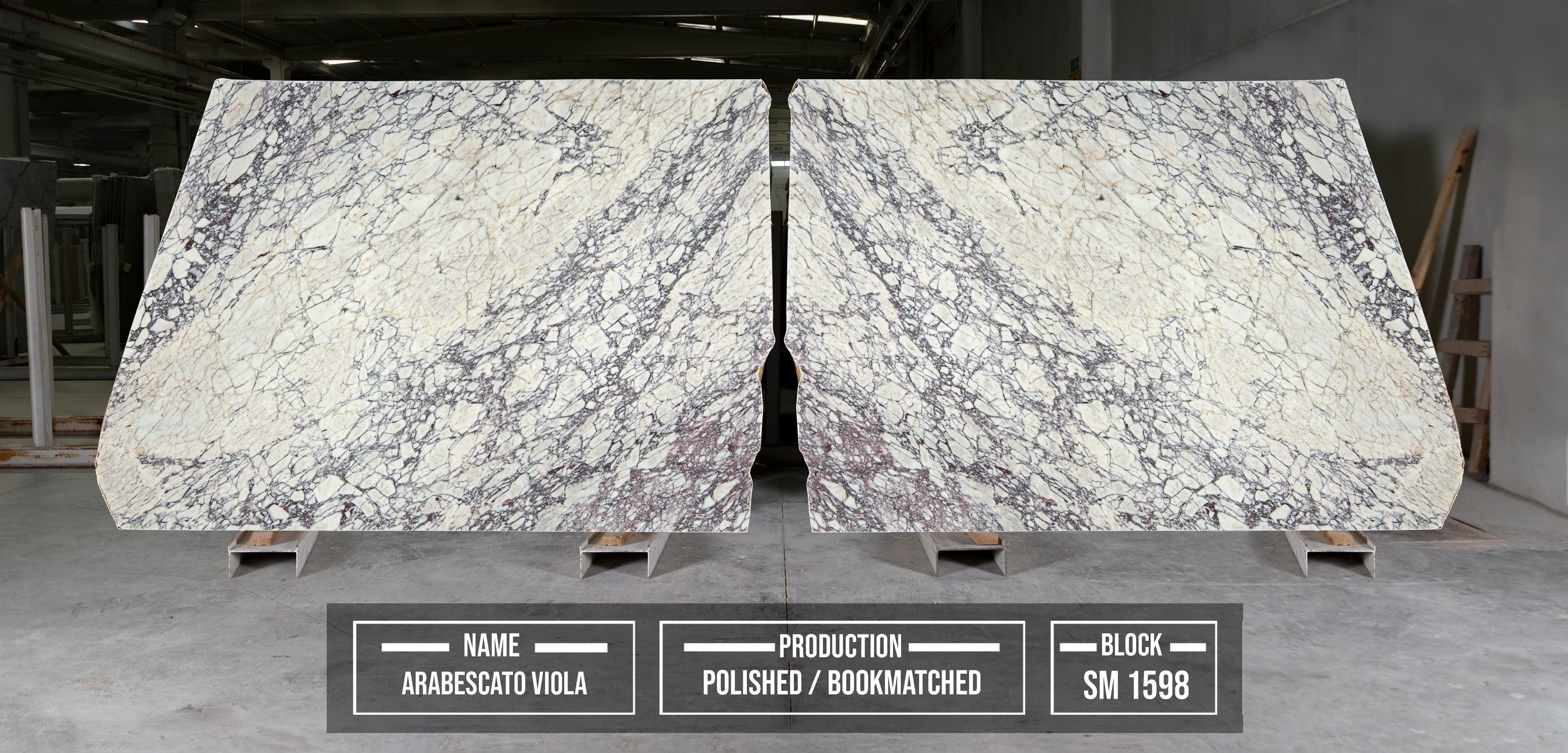 Arabescato Viola Extra · Select · 137×285×2 cm