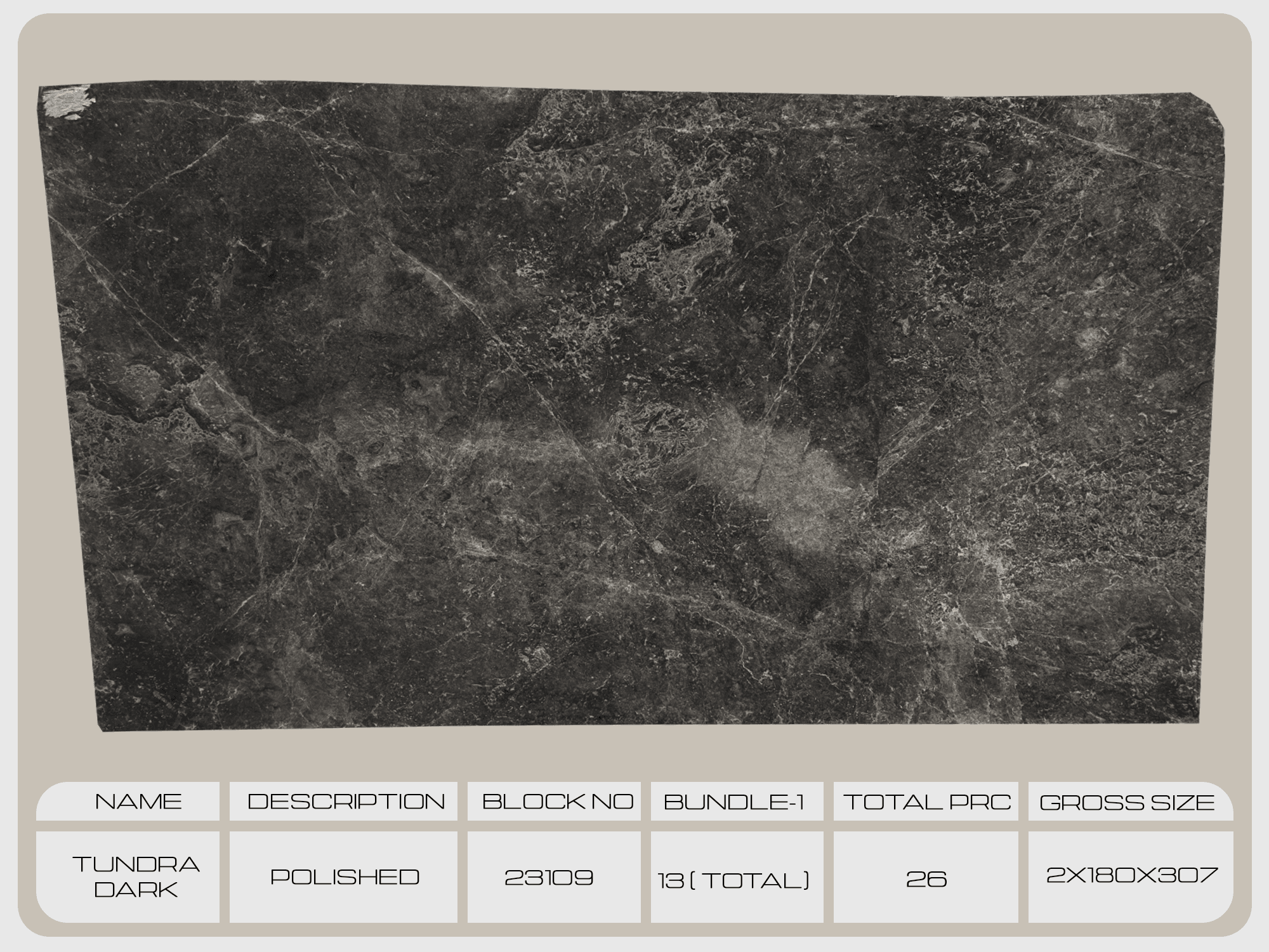 Tundra Grey Dark · Select
