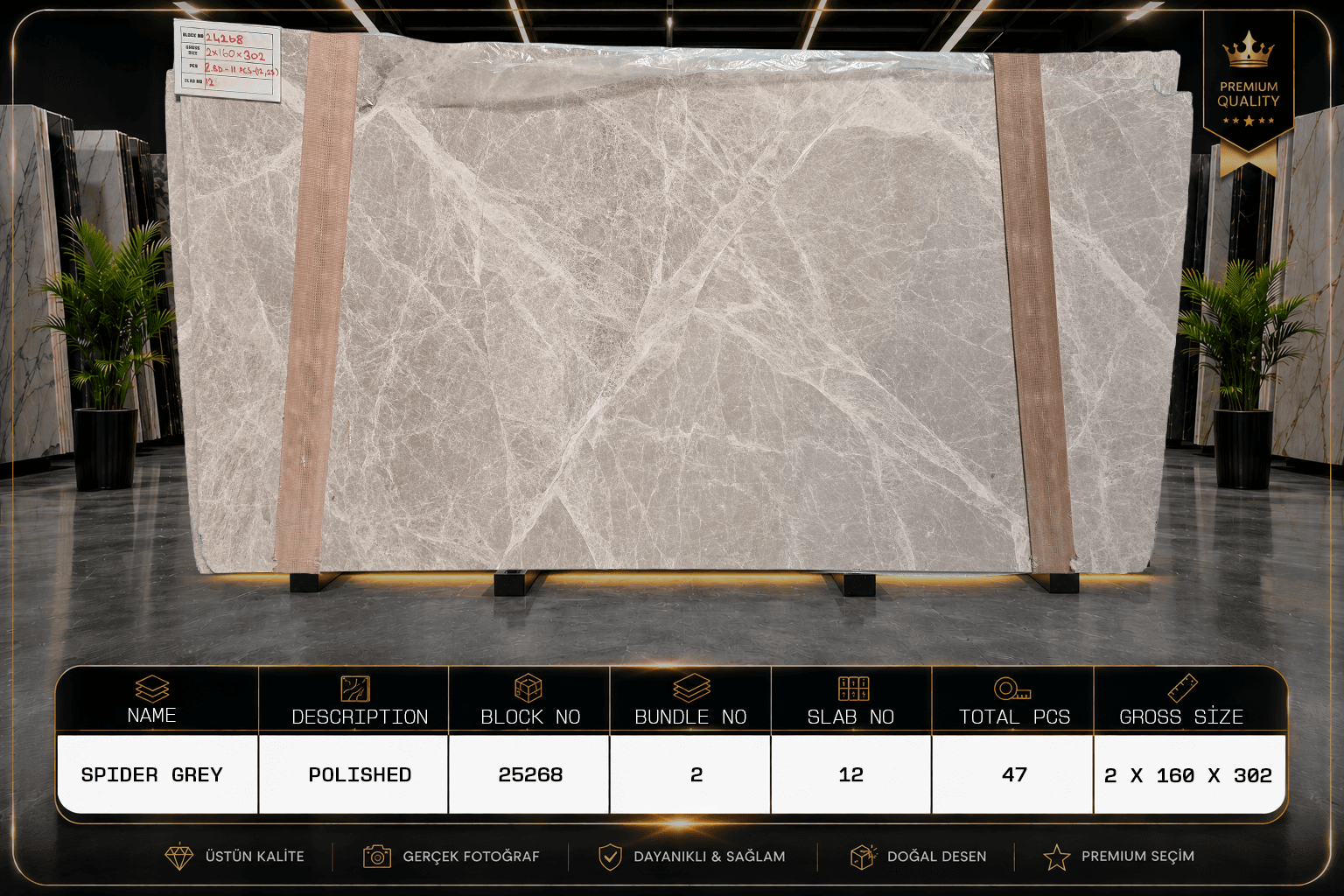 Spider Grey · Select