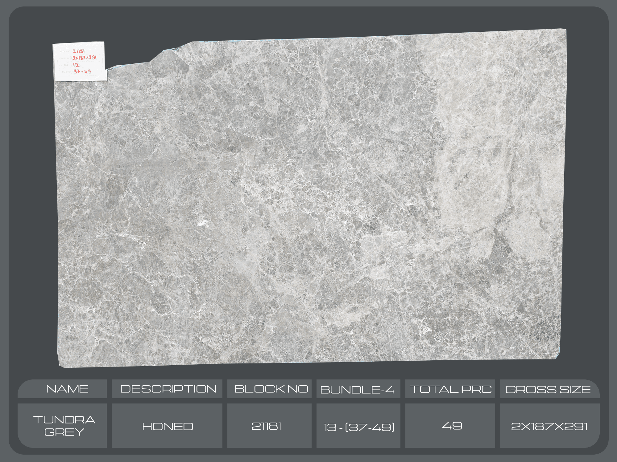Tundra Grey Dark · Select