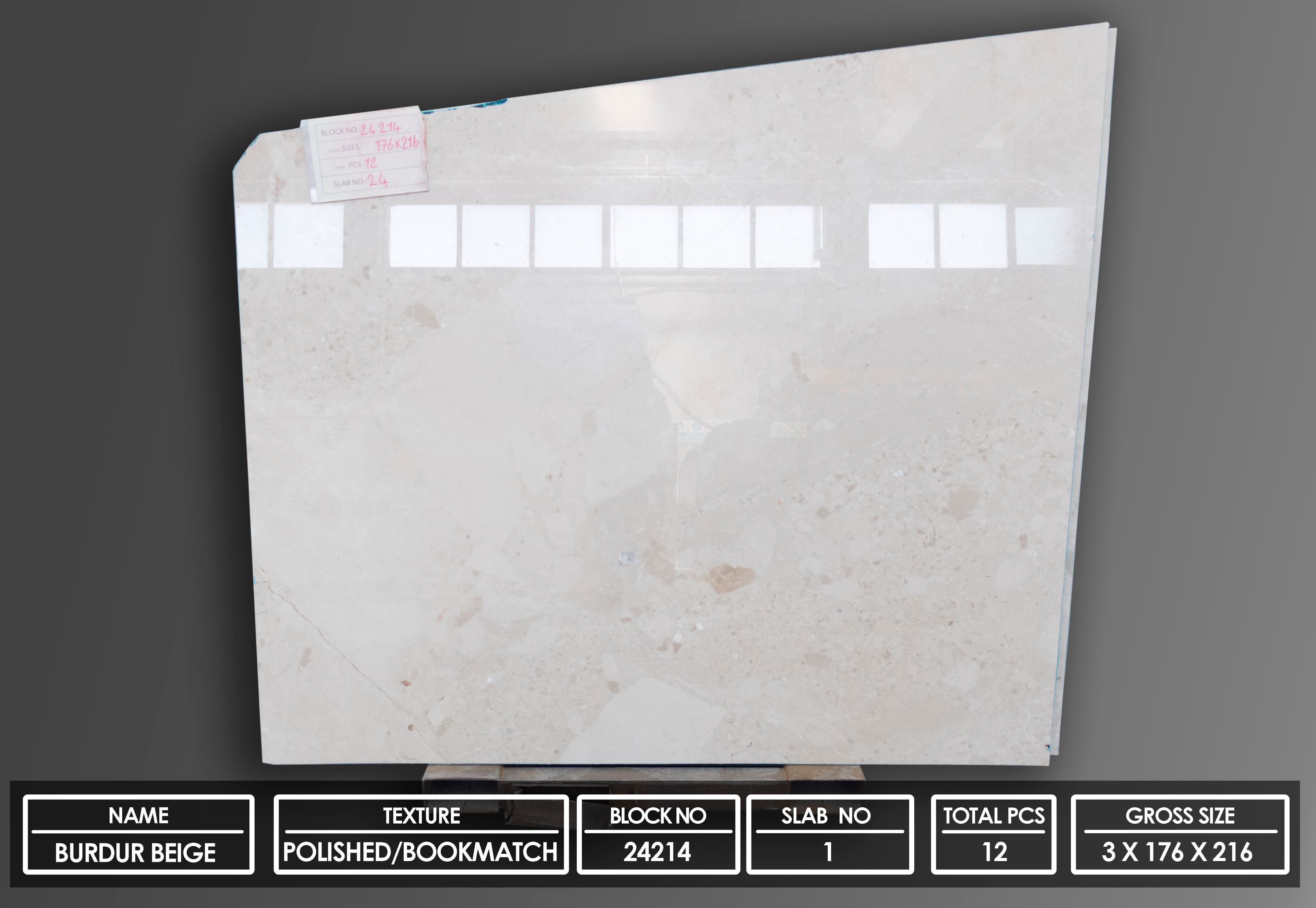 Crema Burdur · Select · 165×212×3 cm