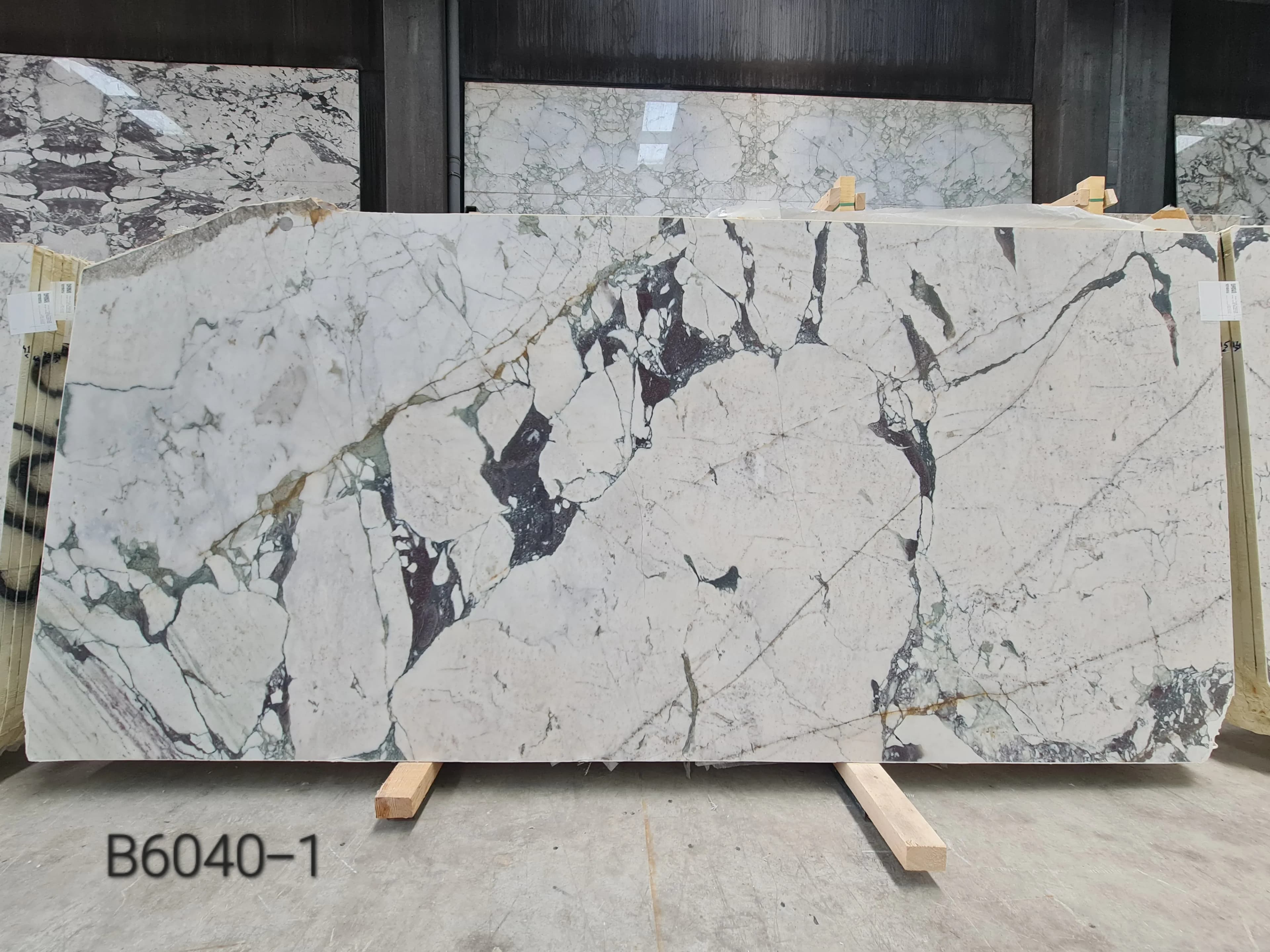 Calacatta Viola · Select · 129×277×2 cm