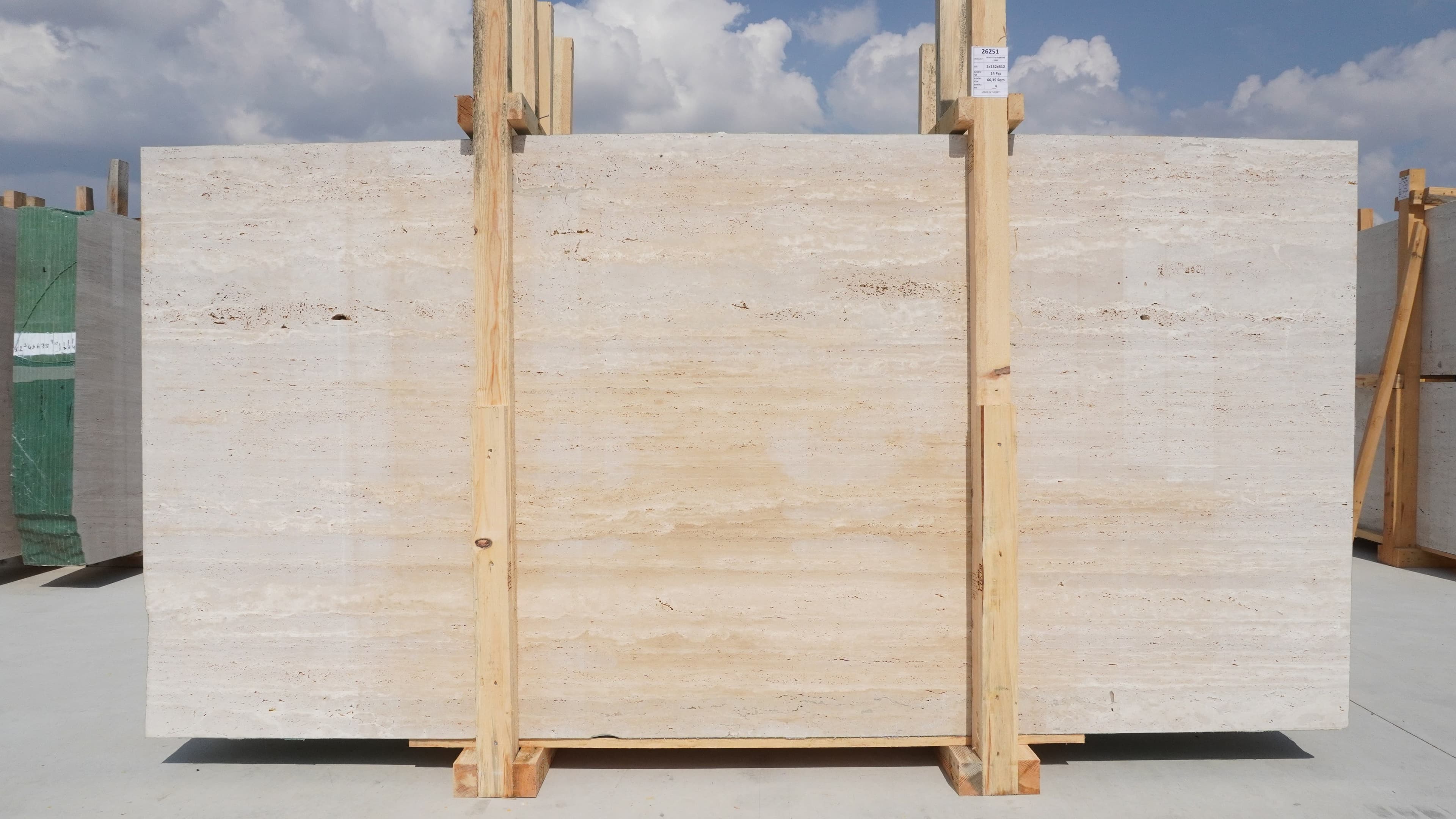 Denizli Travertine · Select · 152×312×2 cm